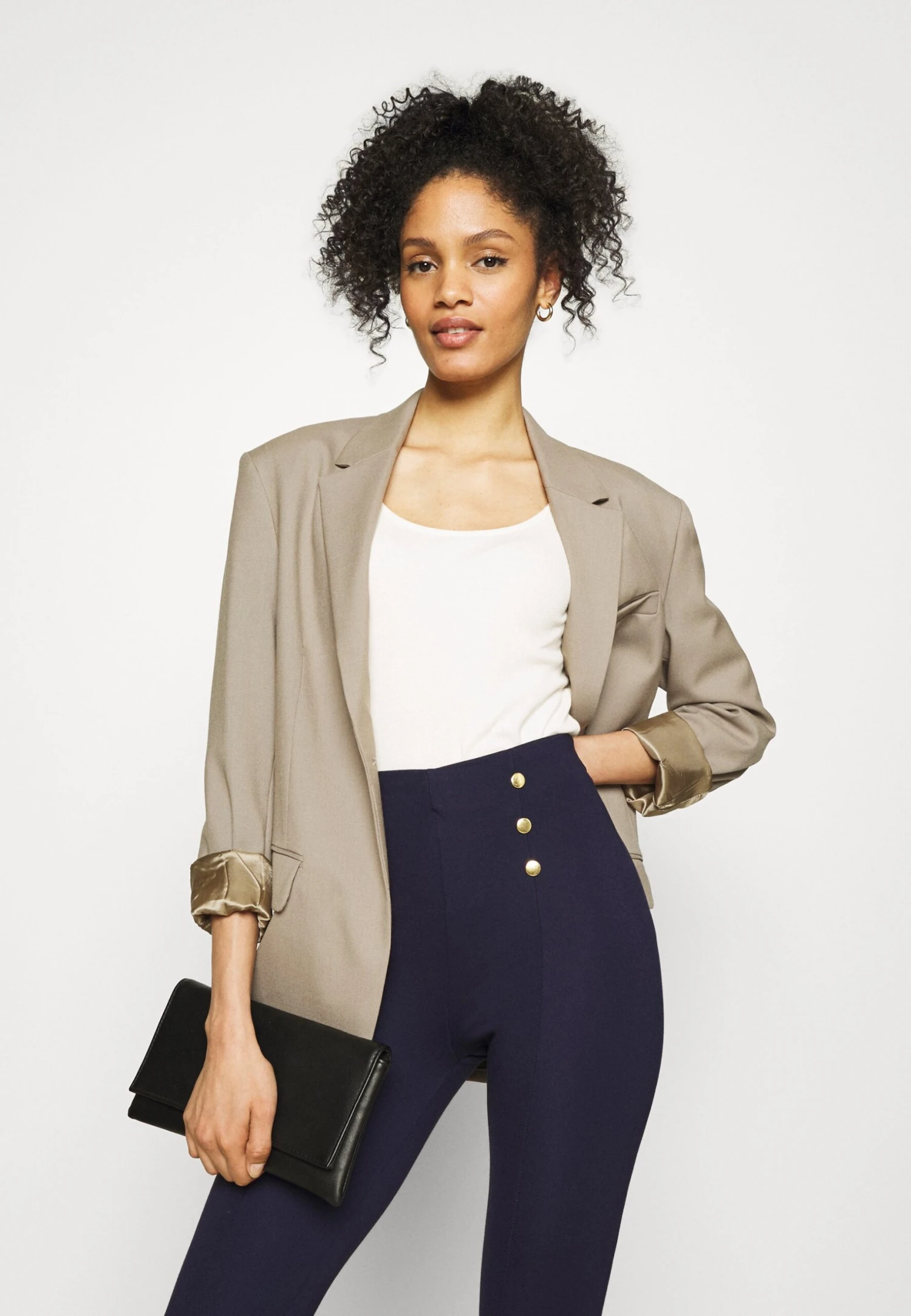 Anna Field Punto Leggings With Button DetailLeggingsDark Blue Donna Pantaloni AN621A04X-K11 6 Anna Field Punto Leggings With Button DetailLeggingsDark Blue Donna Pantaloni AN621A04X-K11 - immagine 4