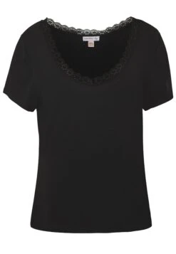 T-Shirt BasicBlack Donna T-shirt E Top AX821D035-Q11 -Anna Field 0753edf45b264950aa9934ea8221d5ec