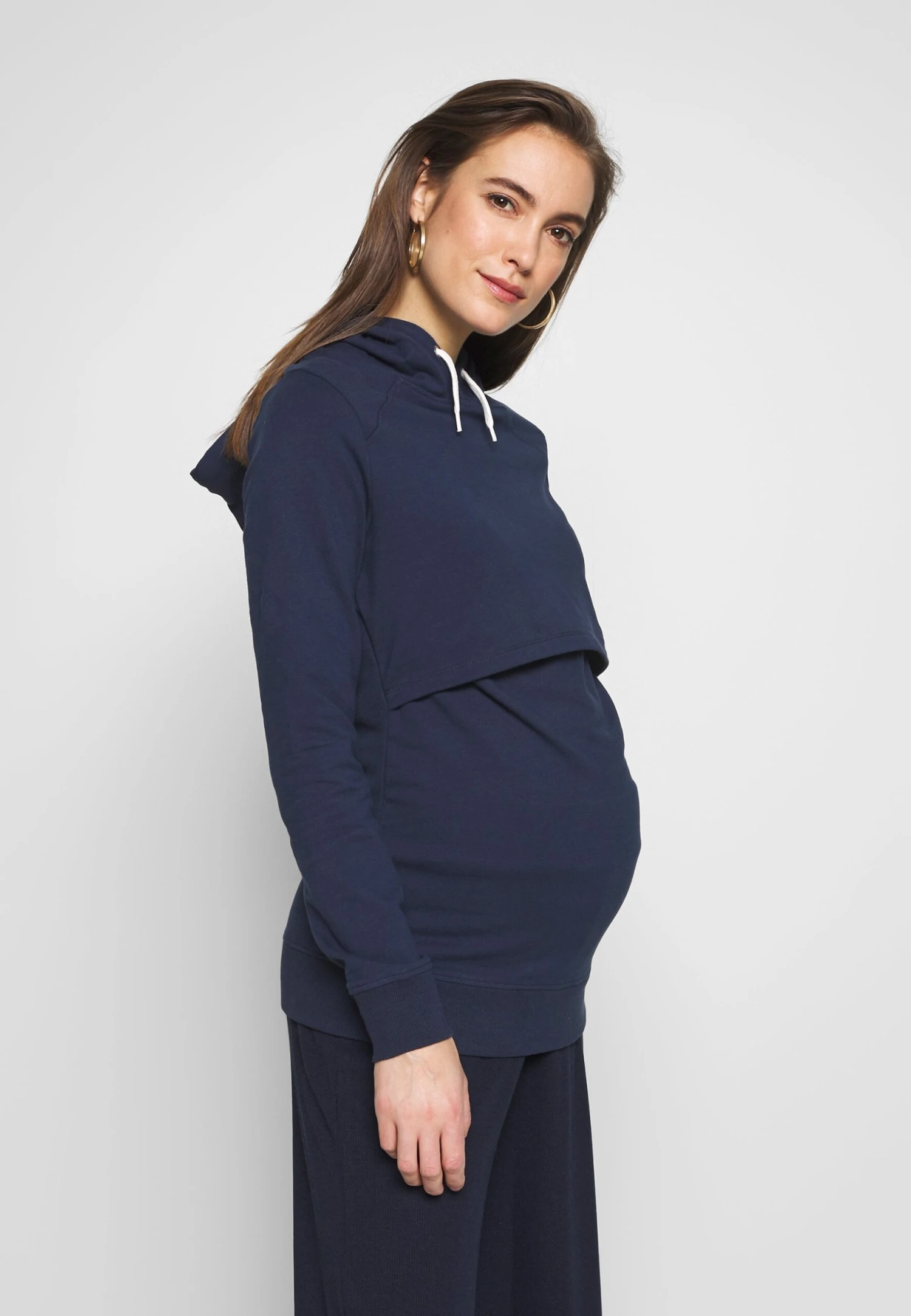 Nursing - Sweatshirt - Felpa Con Cappuccio - Peacoat 3 Nursing - Sweatshirt - Felpa Con Cappuccio - Peacoat