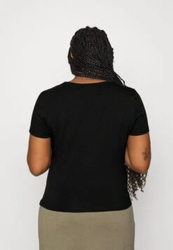 Curvy Front LaceT-Shirt Basic Black Donna T-shirt E Top AX821D06O-Q11 -Anna Field 0beafd62b3f64d9b9af09bdaf0b5735f