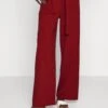 Pantaloni303Dark Red Donna Pantaloni ANH21A00S-G11