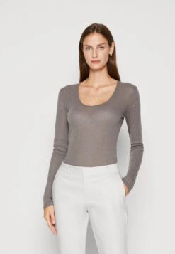 Anna Field Maglietta A Manica LungaMottled Dark Grey Donna T-shirt E Top AN621D197-C11 12 Anna Field Maglietta A Manica LungaMottled Dark Grey Donna T-shirt E Top AN621D197-C11 -Anna Field 0fbf4585bdce4a20a474f6546192d9b8