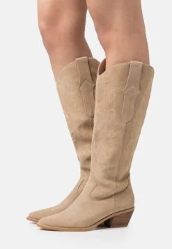 Anna Field Leather Stivali Texani / BikerBeige Donna Stivali AN611A1CT-B11