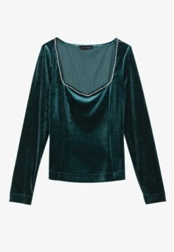 Anna Field Maglietta A Manica LungaDark Green Donna T-shirt E Top AN621D18G-M11 -Anna Field 18697732455b442582a22315de9de345