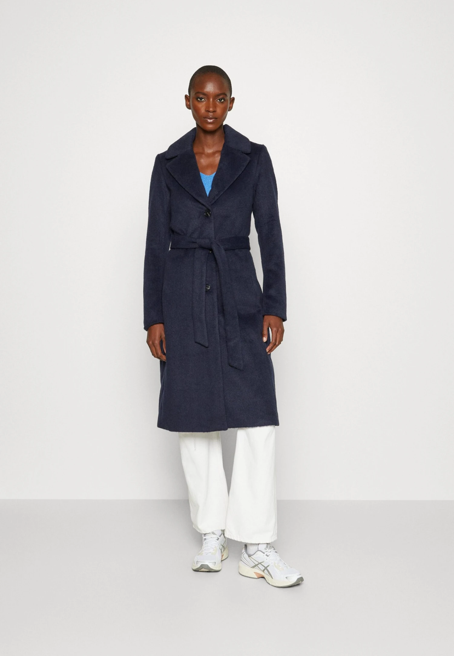 Cappotto ClassicoDark Blue Donna Cappotti ANH21U009-K11 3 Cappotto ClassicoDark Blue Donna Cappotti ANH21U009-K11