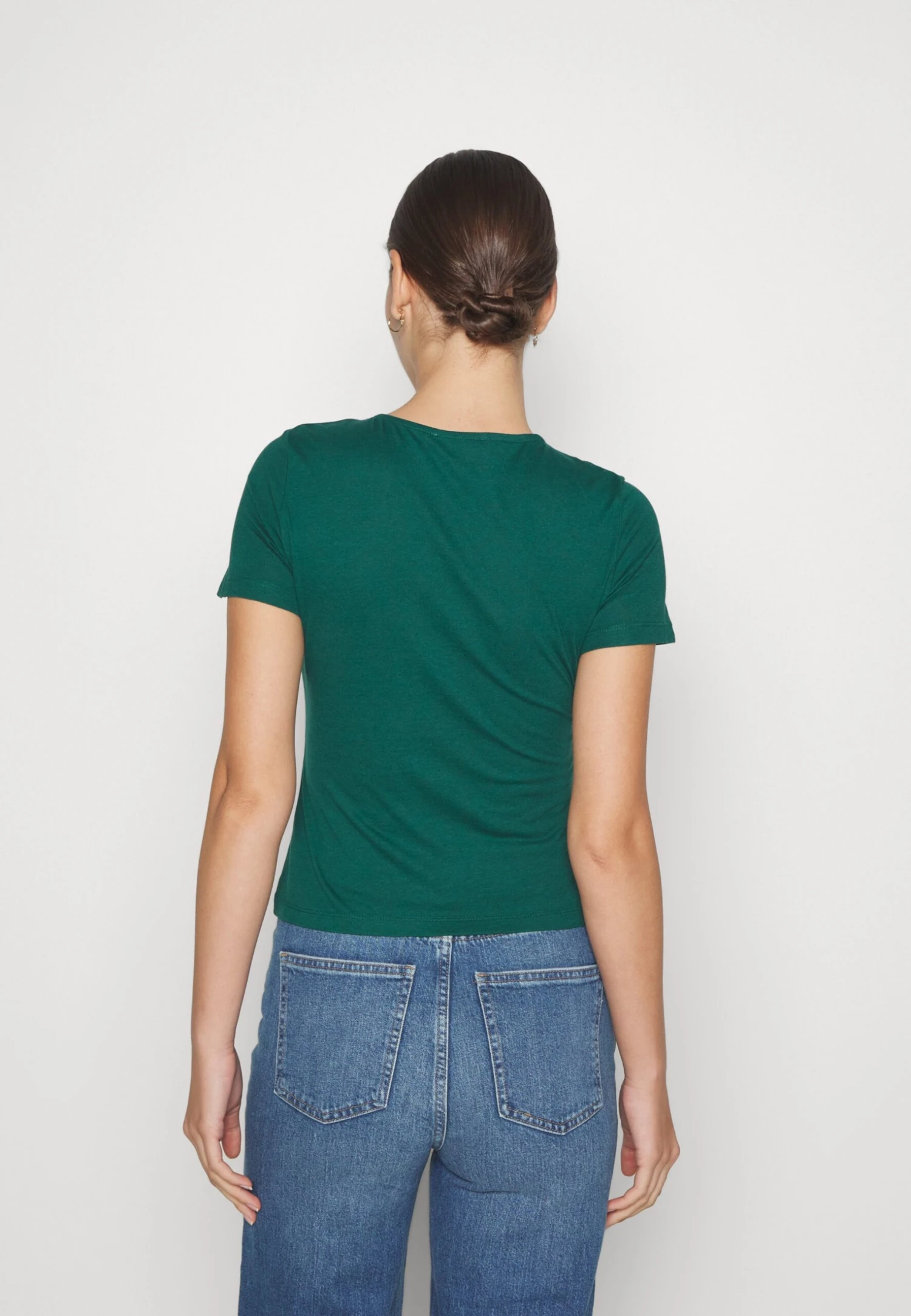 Anna Field T-Shirt BasicDark Green Donna T-shirt E Top AN621D185-M11 6 Anna Field T-Shirt BasicDark Green Donna T-shirt E Top AN621D185-M11 - immagine 4