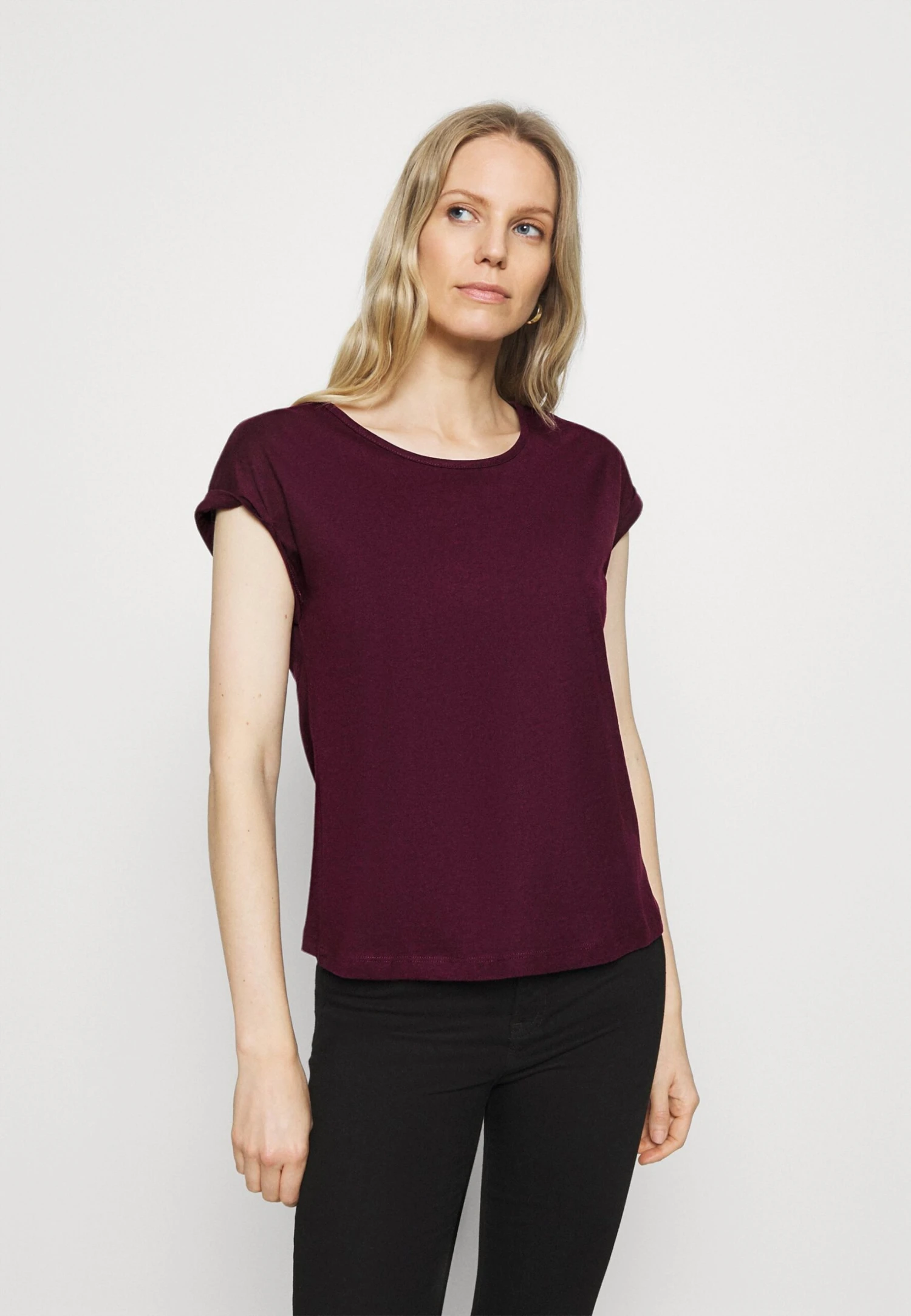 Anna Field 3 PackT-Shirt BasicBlack/White/Dark Red Donna T-shirt E Top AN621D0XJ-Q12 7 Anna Field 3 PackT-Shirt BasicBlack/White/Dark Red Donna T-shirt E Top AN621D0XJ-Q12 - immagine 5