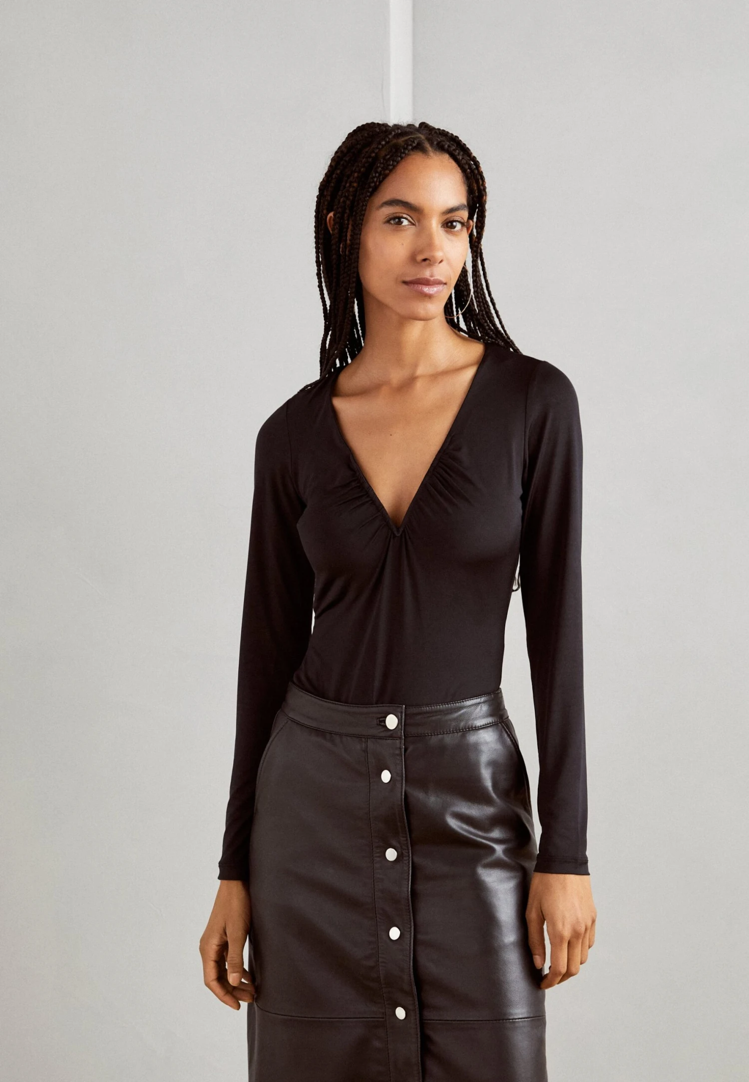 Anna Field Maglietta A Manica LungaBlack Donna T-shirt E Top AN621D1A4-Q11 3 Anna Field Maglietta A Manica LungaBlack Donna T-shirt E Top AN621D1A4-Q11