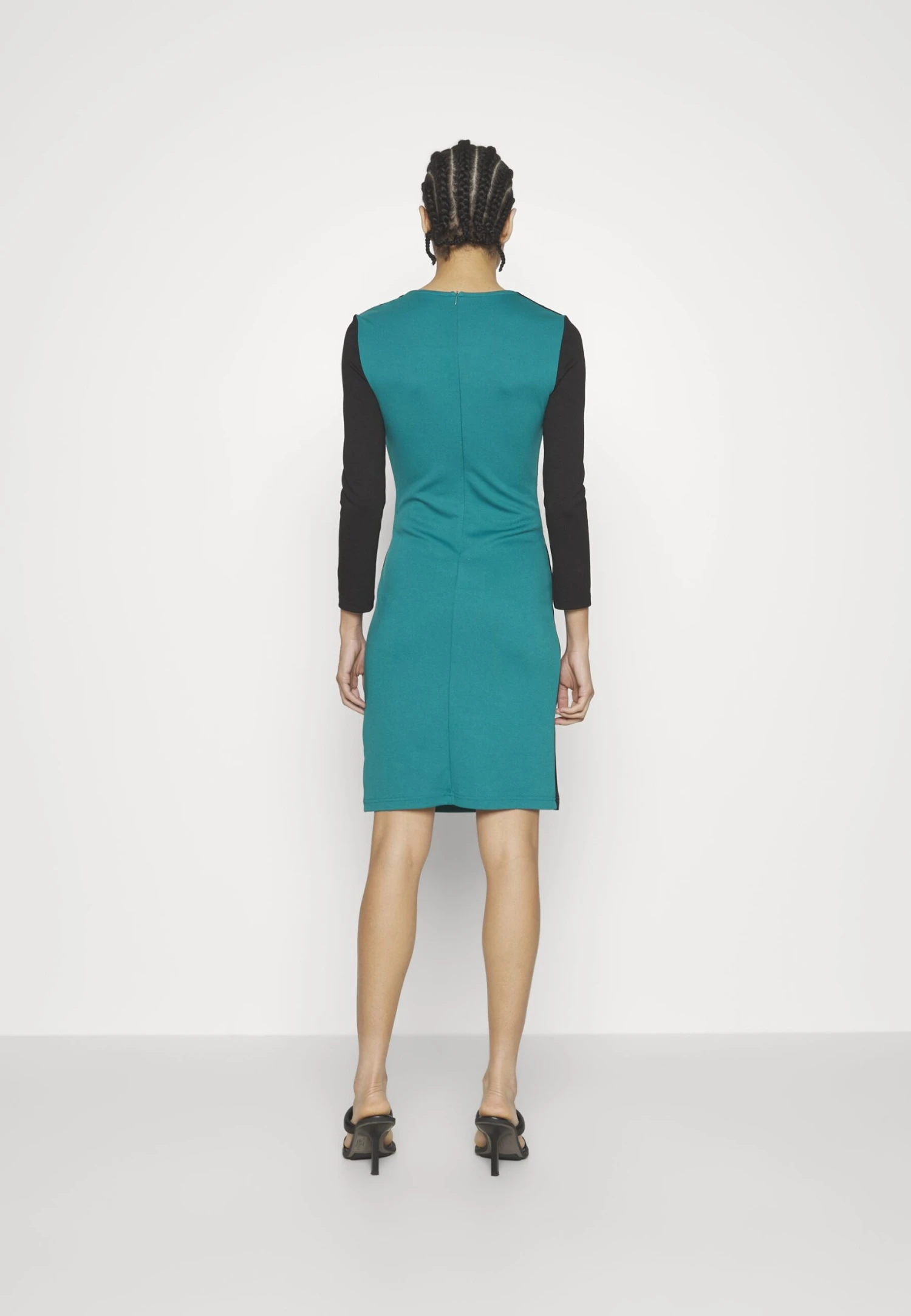 Anna Field Vestito Di Maglina - Black/Dark Green 6 Anna Field Vestito Di Maglina - Black/Dark Green - immagine 4