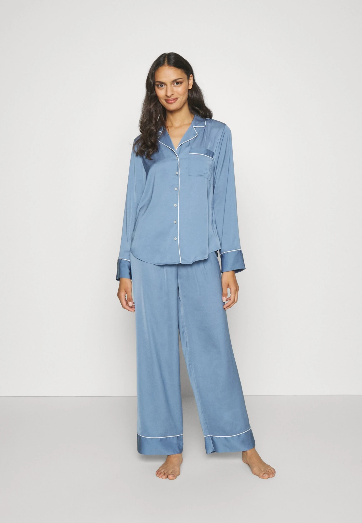 Anna Field SetPigiamaBlue Donna Intimo Notte E Loungewear AN681P09R-K11 4 Anna Field SetPigiamaBlue Donna Intimo Notte E Loungewear AN681P09R-K11 - immagine 2