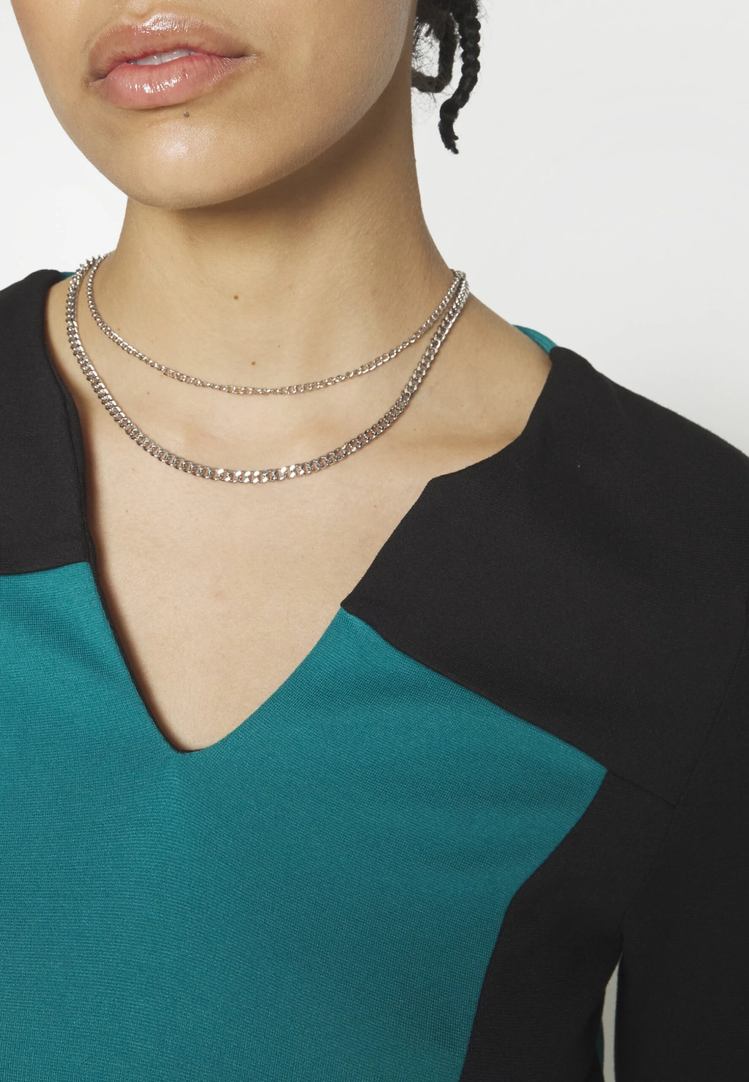 Anna Field Vestito Di Maglina - Black/Dark Green 9 Anna Field Vestito Di Maglina - Black/Dark Green - immagine 7