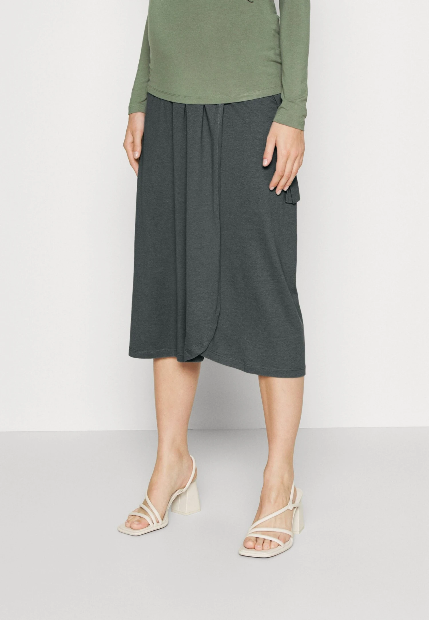 Maternity Basic Midi Skirt Gonna A TubinoLight Green Donna Gonne EX429E00O-M11 3 Maternity Basic Midi Skirt Gonna A TubinoLight Green Donna Gonne EX429E00O-M11
