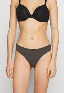 Anna Field 5 Pack - Perizoma - Black/Grey -Anna Field 66fb415e61914097a6ea0641453ae834