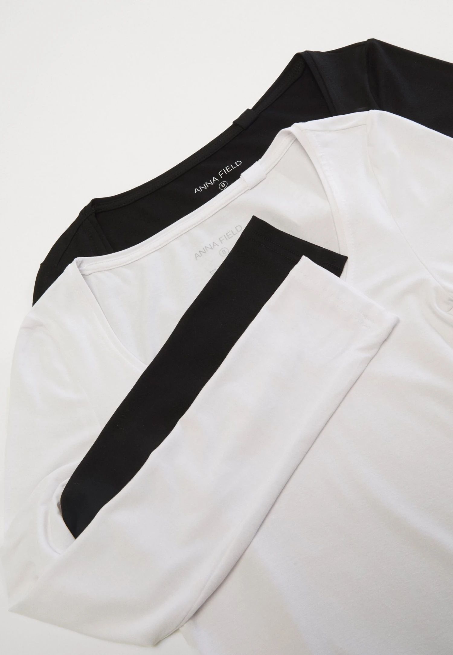 Anna Field 2PackMaglietta A Manica LungaBlack/White Donna T-shirt E Top AN621D141-Q11 13 Anna Field 2PackMaglietta A Manica LungaBlack/White Donna T-shirt E Top AN621D141-Q11 - immagine 11