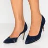 LeatherDecolletéDark Blue Donna Scarpe Con Tacco ANJ11B006-K11