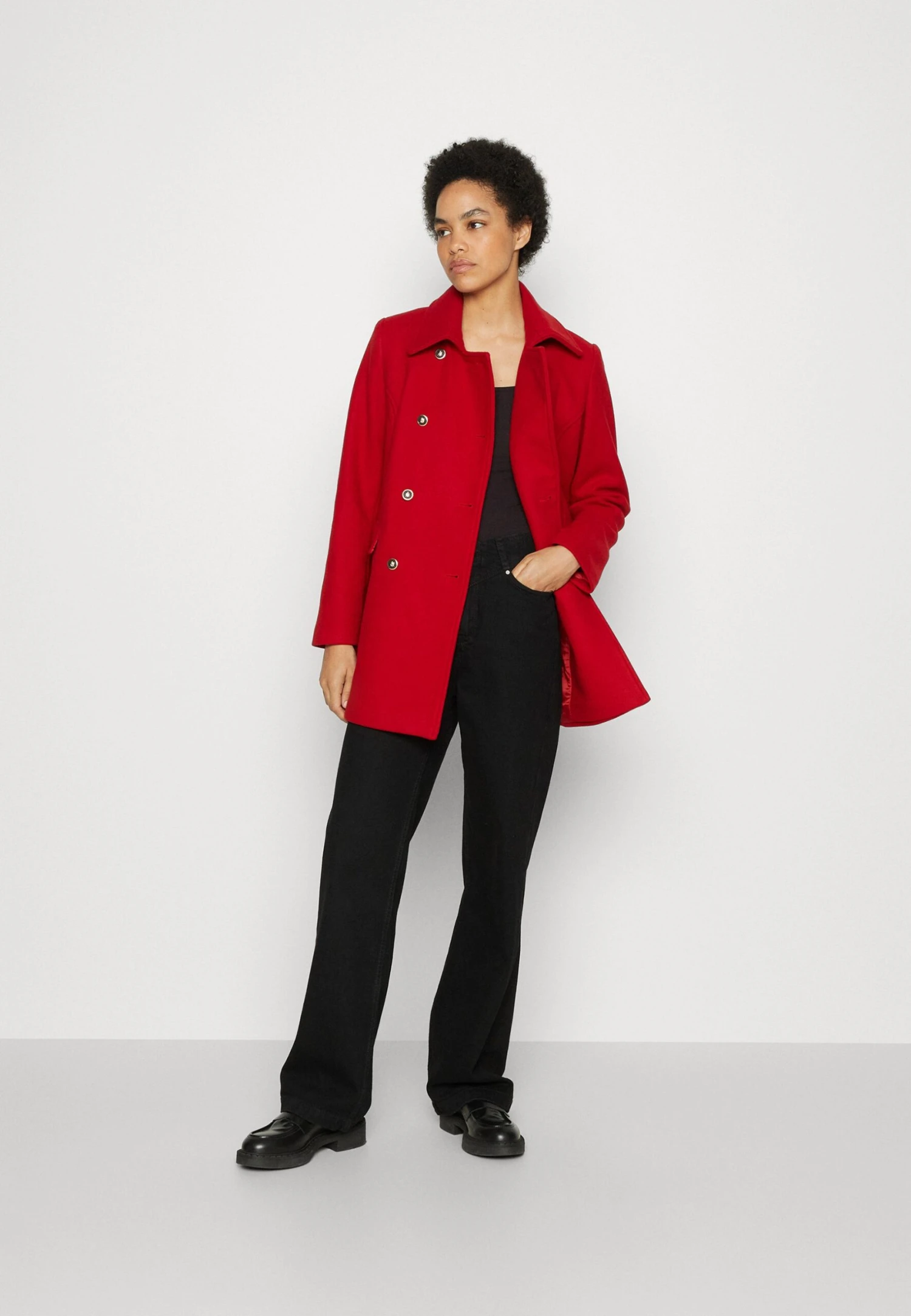 Anna Field Cappotto Corto - Dark Red 7 Anna Field Cappotto Corto - Dark Red - immagine 5