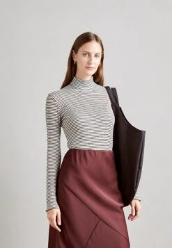 Anna Field Maglietta A Manica LungaBeige/Black Donna T-shirt E Top AN621D18W-B11