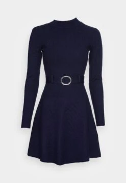 Anna Field Crew Ausschnitt Mini Strickkleid Mit GürtelAbito In MagliaDark Blue Donna Vestiti AN621C1OV-K11 -Anna Field 8531c6d8030846db913342406954022d