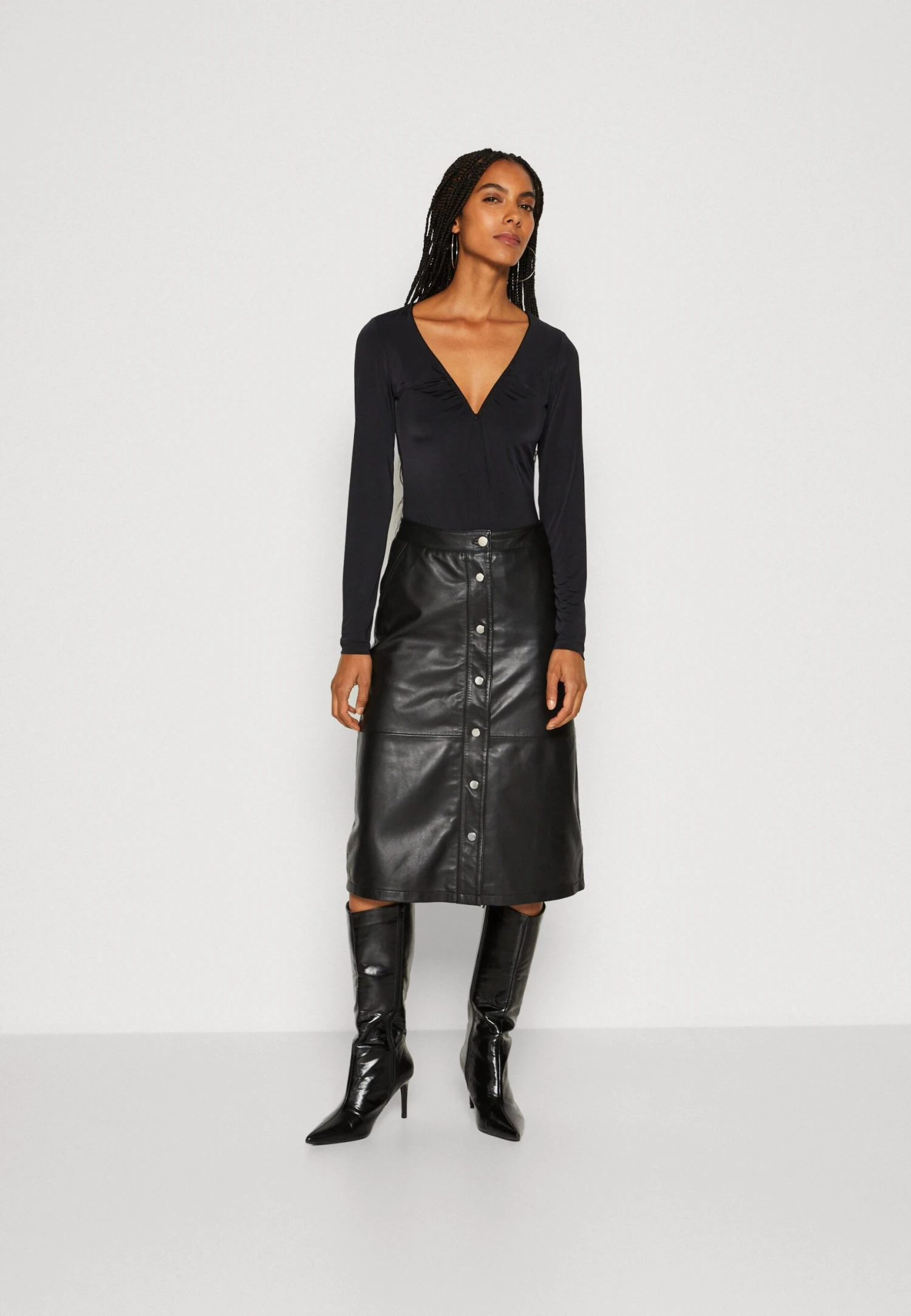 Anna Field Maglietta A Manica LungaBlack Donna T-shirt E Top AN621D1A4-Q11 7 Anna Field Maglietta A Manica LungaBlack Donna T-shirt E Top AN621D1A4-Q11 - immagine 5