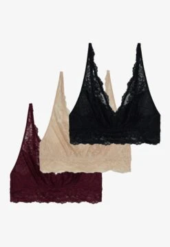 Anna Field 3 PackBustinoBlack/Beige/Dark Red Donna Intimo AN681A034-Q11 -Anna Field 938aa42549cf49f2814d4d05d6c7bc9f