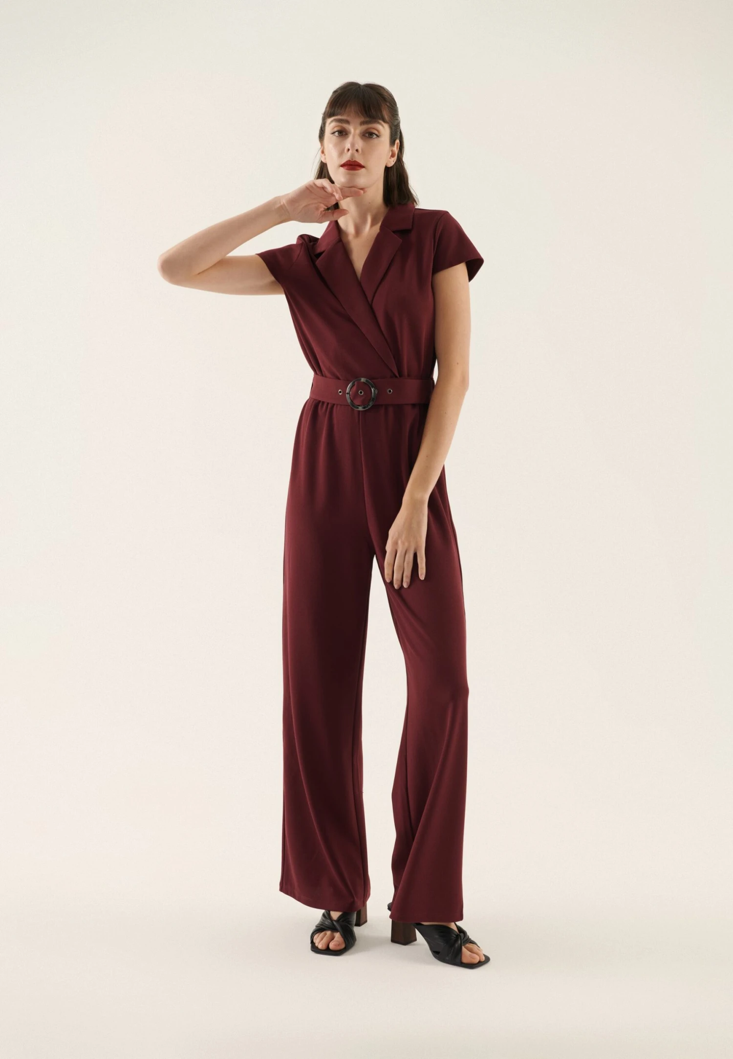 Anna Field Tuta JumpsuitBordeaux Donna Tute Jumpsuit AN621T038-G11 3 Anna Field Tuta JumpsuitBordeaux Donna Tute Jumpsuit AN621T038-G11
