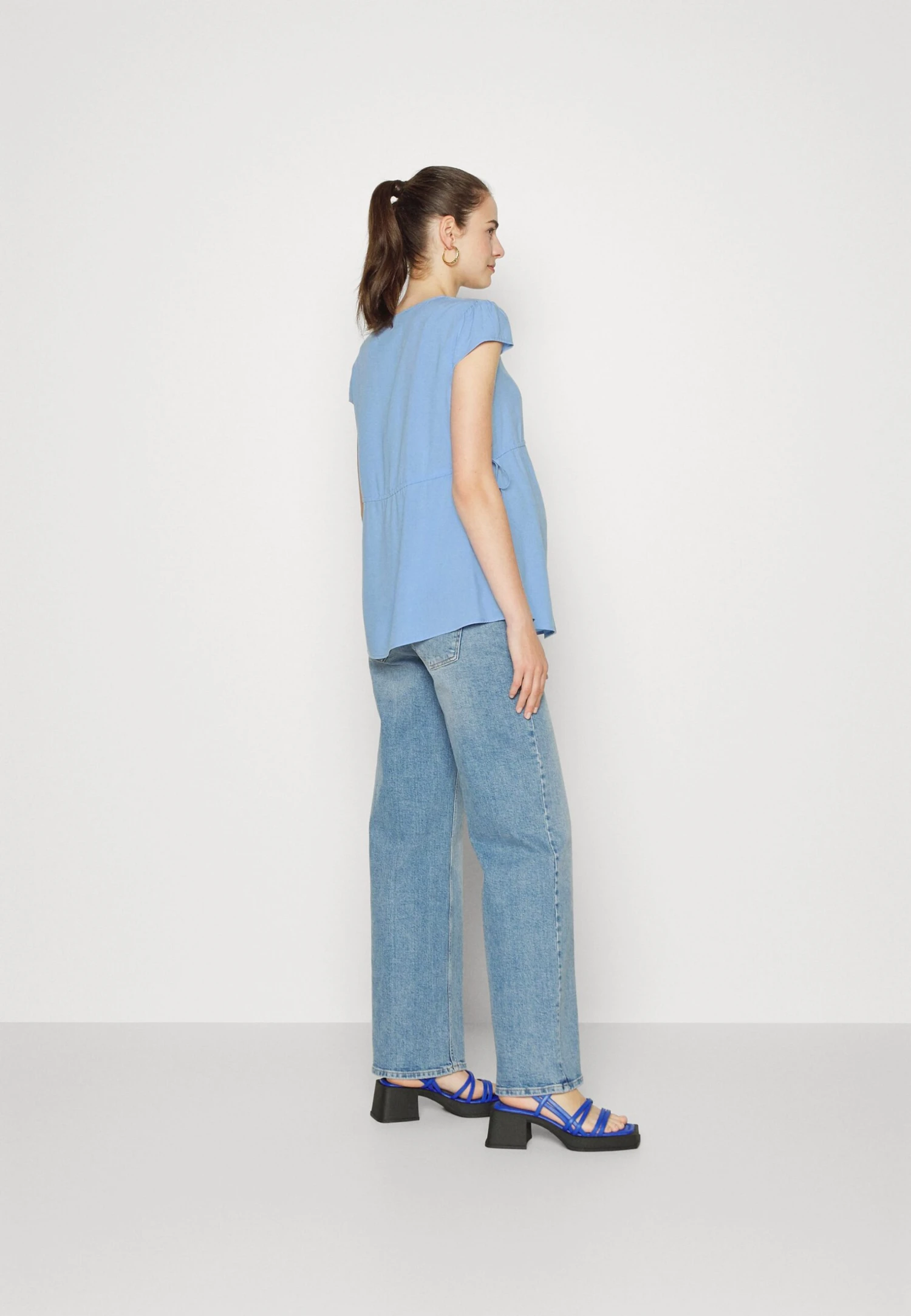 CamicettaLight Blue Donna Camicie E Bluse EX429H00P-K11 5 CamicettaLight Blue Donna Camicie E Bluse EX429H00P-K11 - immagine 3