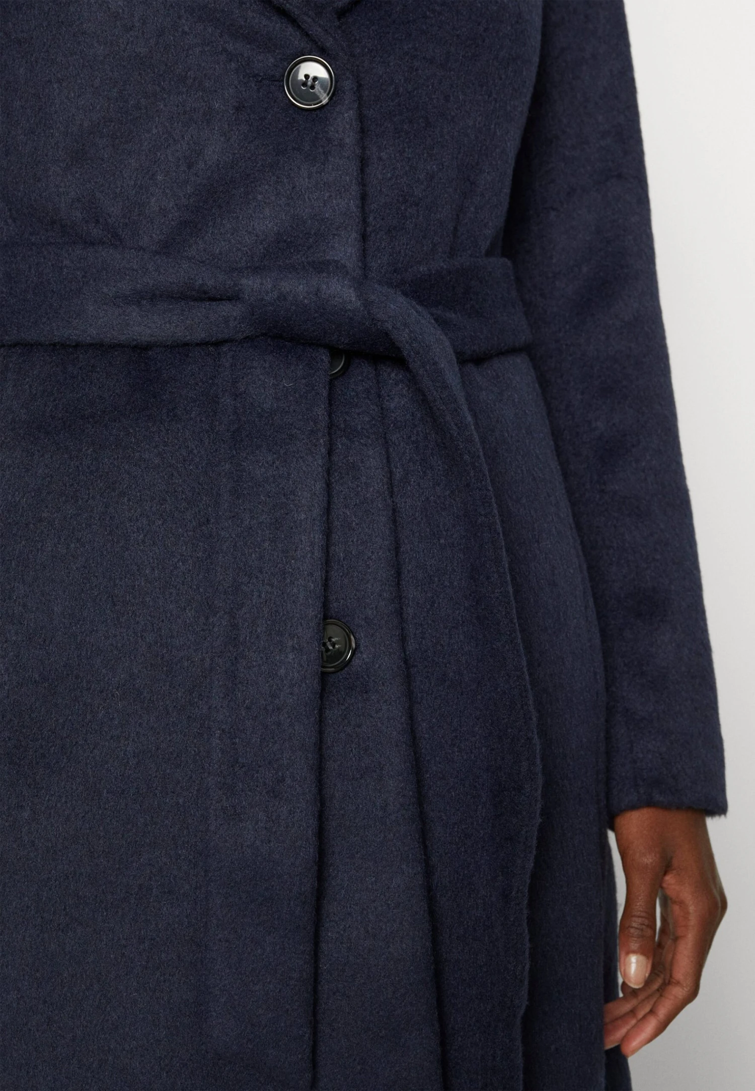 Cappotto ClassicoDark Blue Donna Cappotti ANH21U009-K11 8 Cappotto ClassicoDark Blue Donna Cappotti ANH21U009-K11 - immagine 6