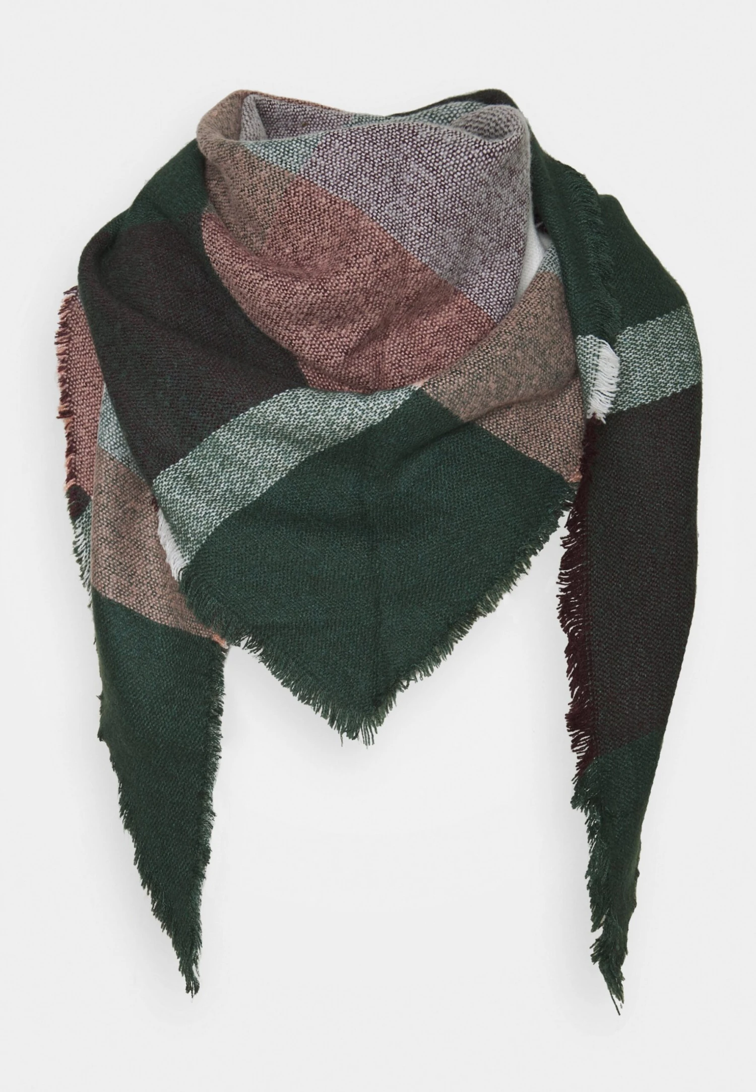 Anna Field Foulard - Dark Green/Light Pink 3 Anna Field Foulard - Dark Green/Light Pink