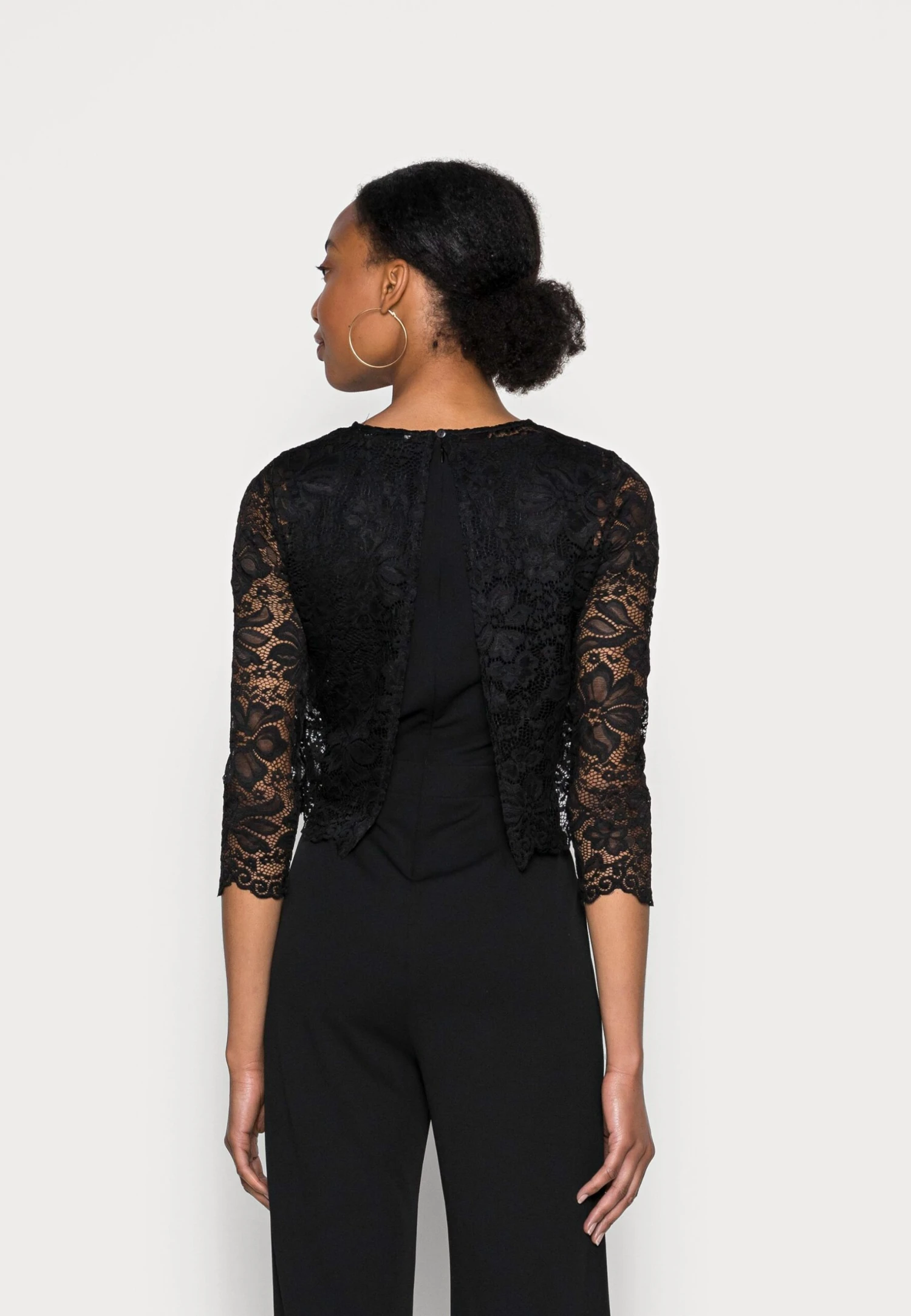 Anna Field Occasion SetDetacheable Lace Top With V Neck Sleeveless JumpsuitTuta JumpsuitBlack Donna Tute Jumpsuit AN621T024-Q11 5 Anna Field Occasion SetDetacheable Lace Top With V Neck Sleeveless JumpsuitTuta JumpsuitBlack Donna Tute Jumpsuit AN621T024-Q11 - immagine 3