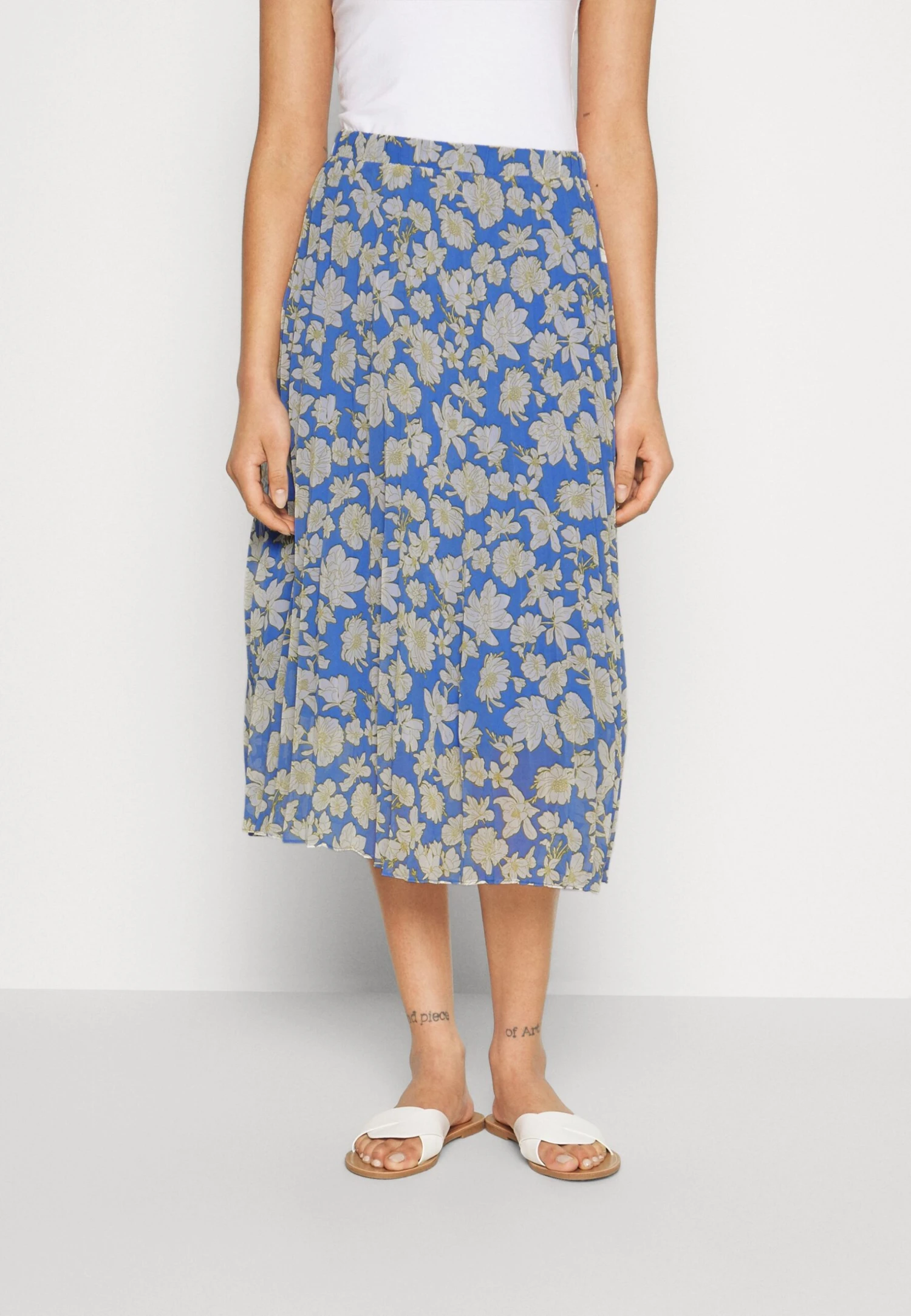 Gonna A Pieghe -Light Blue 3 Gonna A Pieghe -Light Blue