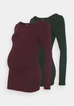2 PackMaglietta A Manica LungaDark Green/Bordeaux Donna T-shirt E Top EX429G01V-M11 14 2 PackMaglietta A Manica LungaDark Green/Bordeaux Donna T-shirt E Top EX429G01V-M11 -Anna Field bbab31f45b5841b891ef96e674ed27e8