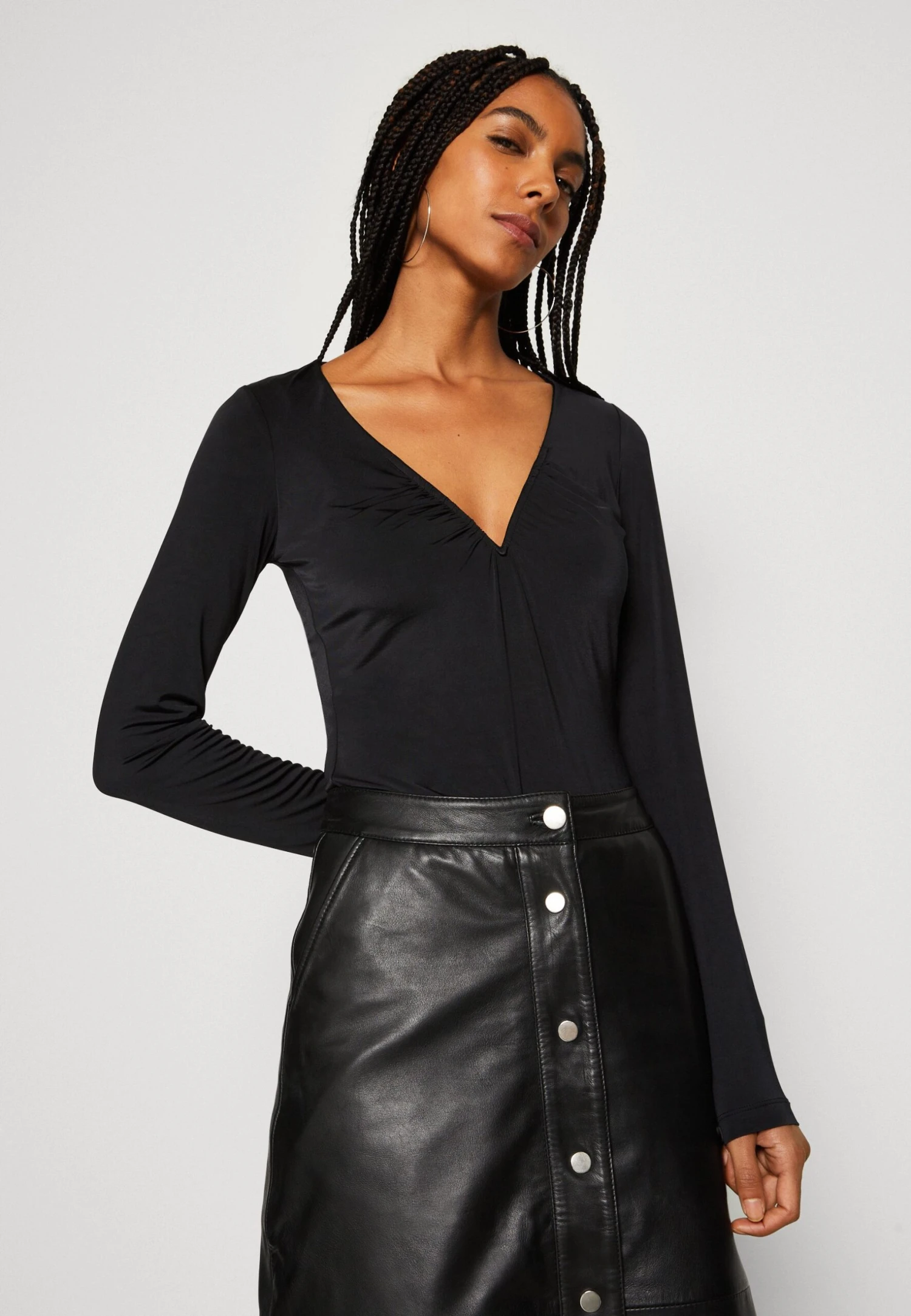 Anna Field Maglietta A Manica LungaBlack Donna T-shirt E Top AN621D1A4-Q11 8 Anna Field Maglietta A Manica LungaBlack Donna T-shirt E Top AN621D1A4-Q11 - immagine 6