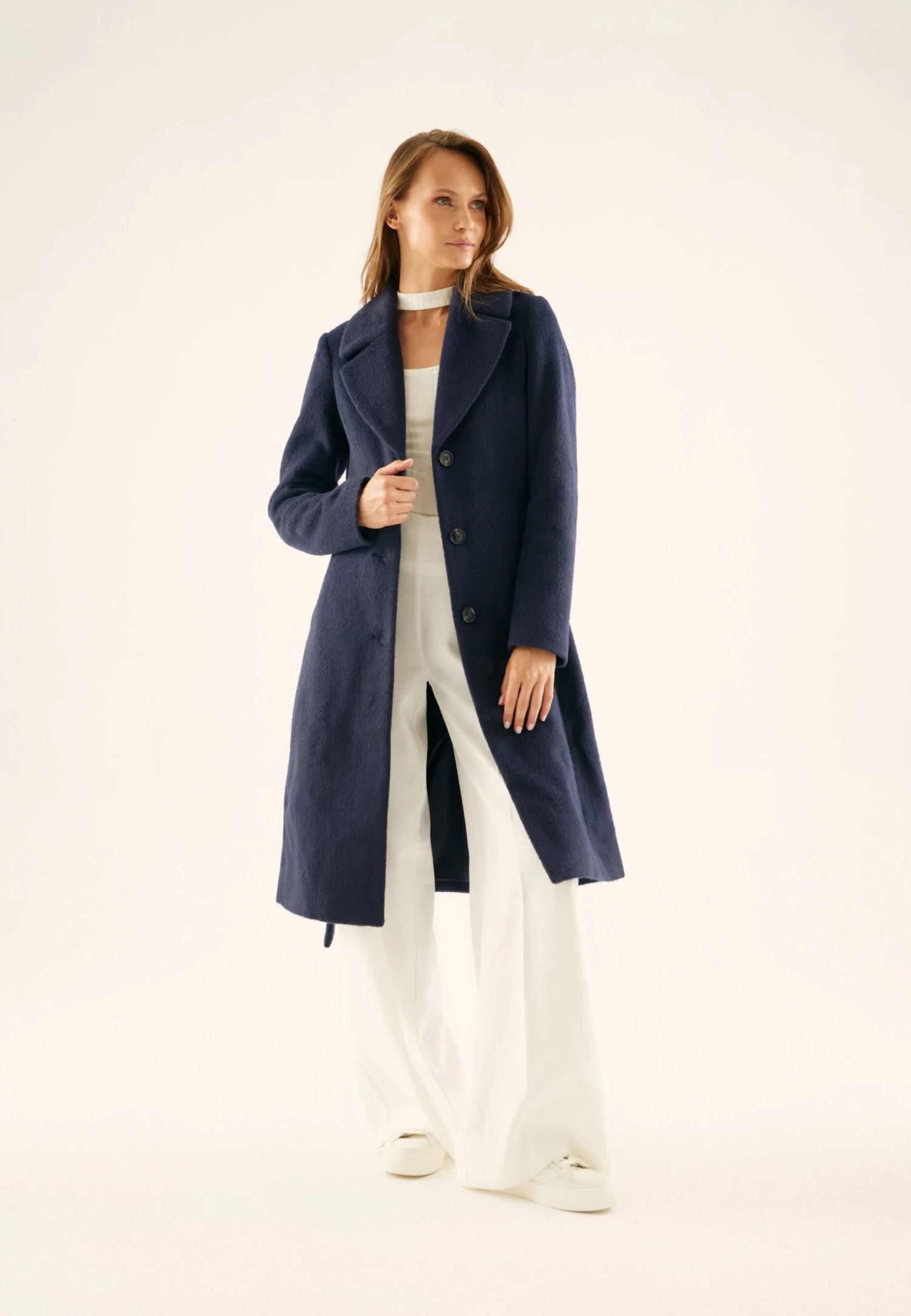 Anna Field Cappotto ClassicoDark Blue Donna Cappotti AN621U022-K11 4 Anna Field Cappotto ClassicoDark Blue Donna Cappotti AN621U022-K11 - immagine 2