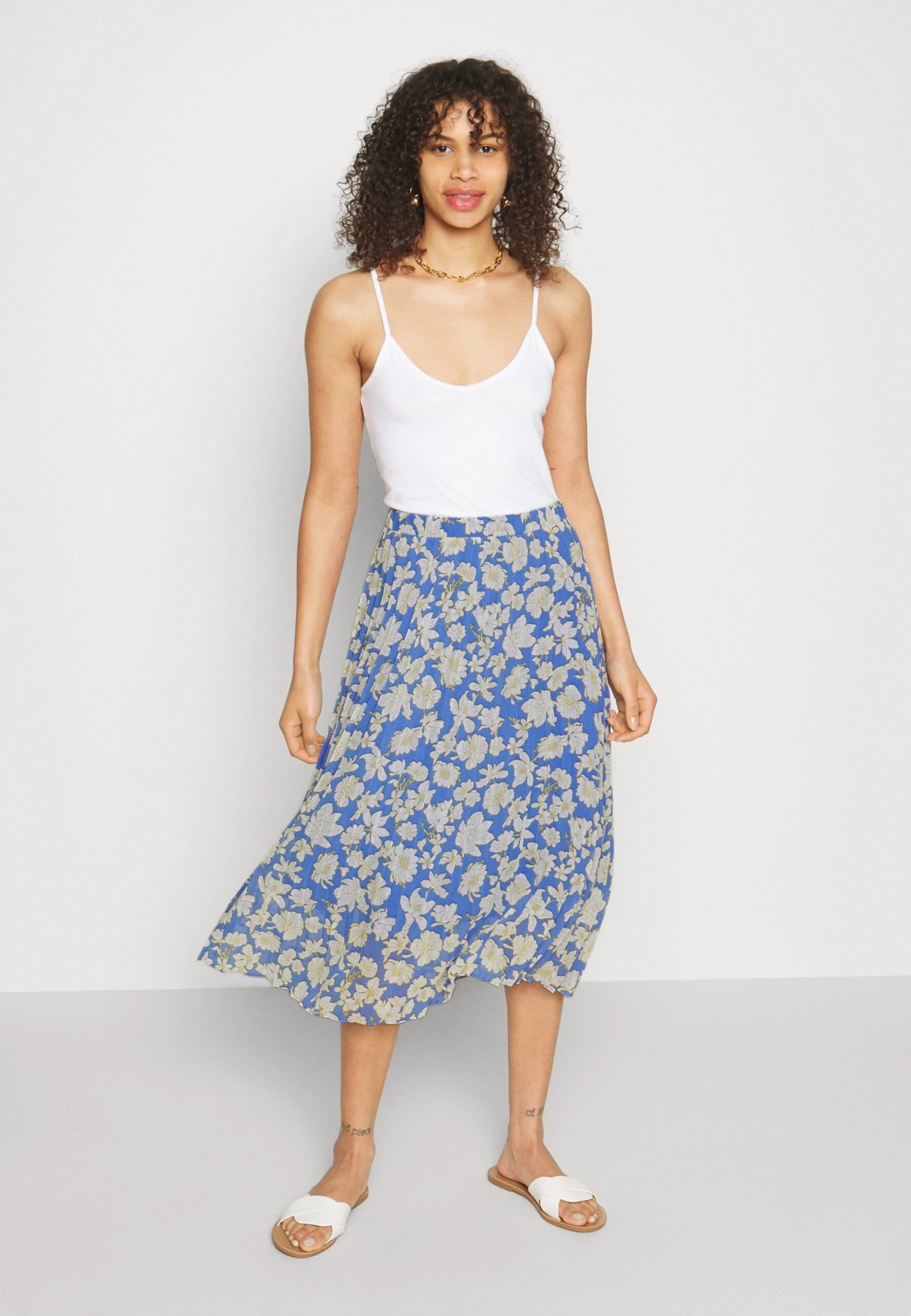 Gonna A Pieghe -Light Blue 6 Gonna A Pieghe -Light Blue - immagine 4