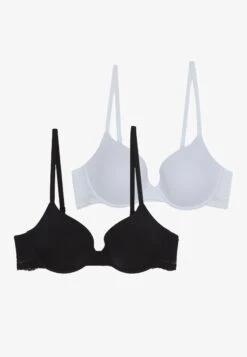 Anna Field 2 Pack - Reggiseno - Black/White -Anna Field c5ba9dd8bfbe40ed82469792048e63b6