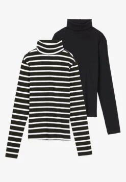 Anna Field 2 PackMaglietta A Manica LungaBlack/White Donna T-shirt E Top AN621D18I-Q11 12 Anna Field 2 PackMaglietta A Manica LungaBlack/White Donna T-shirt E Top AN621D18I-Q11 -Anna Field c882631746734fd3ac8c5ab42e809c5d