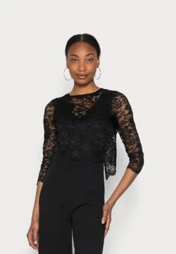 Anna Field Occasion SetDetacheable Lace Top With V Neck Sleeveless JumpsuitTuta JumpsuitBlack Donna Tute Jumpsuit AN621T024-Q11