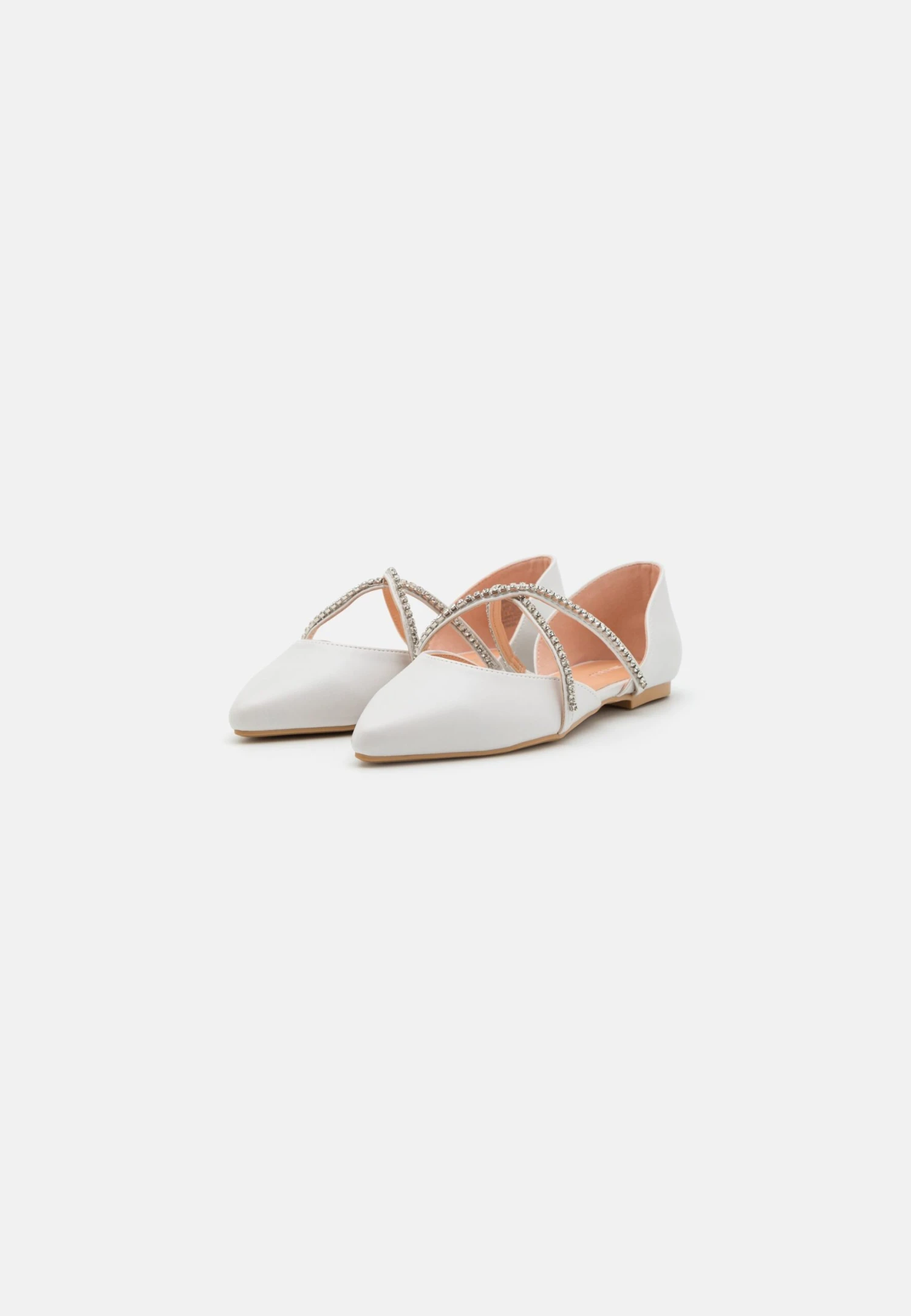 Anna Field Ballerine Con Cinturino - White 5 Anna Field Ballerine Con Cinturino - White - immagine 3