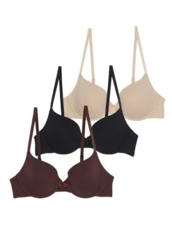 Anna Field 3 PackReggisenoBlack/Nude/Brown Donna Intimo AN681A042-K11 10 Anna Field 3 PackReggisenoBlack/Nude/Brown Donna Intimo AN681A042-K11 -Anna Field dc71bdb90c6d4ece87e4a77d1a2555d3