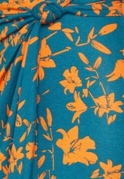 Anna Field Front Knot Midi Skirt - Gonna A Tubino - Blue -Anna Field ec90ec8a97224e79b6679664fbc7562a