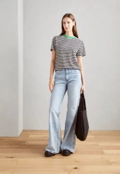 Anna Field T-Shirt Con StampaBlack/White/Green Donna T-shirt E Top AN621D19F-Q12 -Anna Field f216ecbfbb064f798e29e13371623694