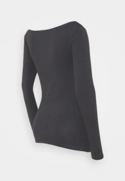 2 PackMaglietta A Manica LungaDark Grey/White Donna T-shirt E Top EX429G02P-C11 -Anna Field f77f7f72a53c43e38eef7ab83ca0d433