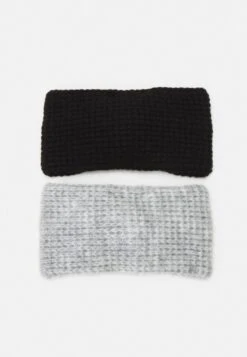 Anna Field 2 PackParaorecchieBlack/Grey Donna Cappelli E Foulard AN651B03H-Q11 -Anna Field fa4907cf3e8a4085add029c1f0426c06