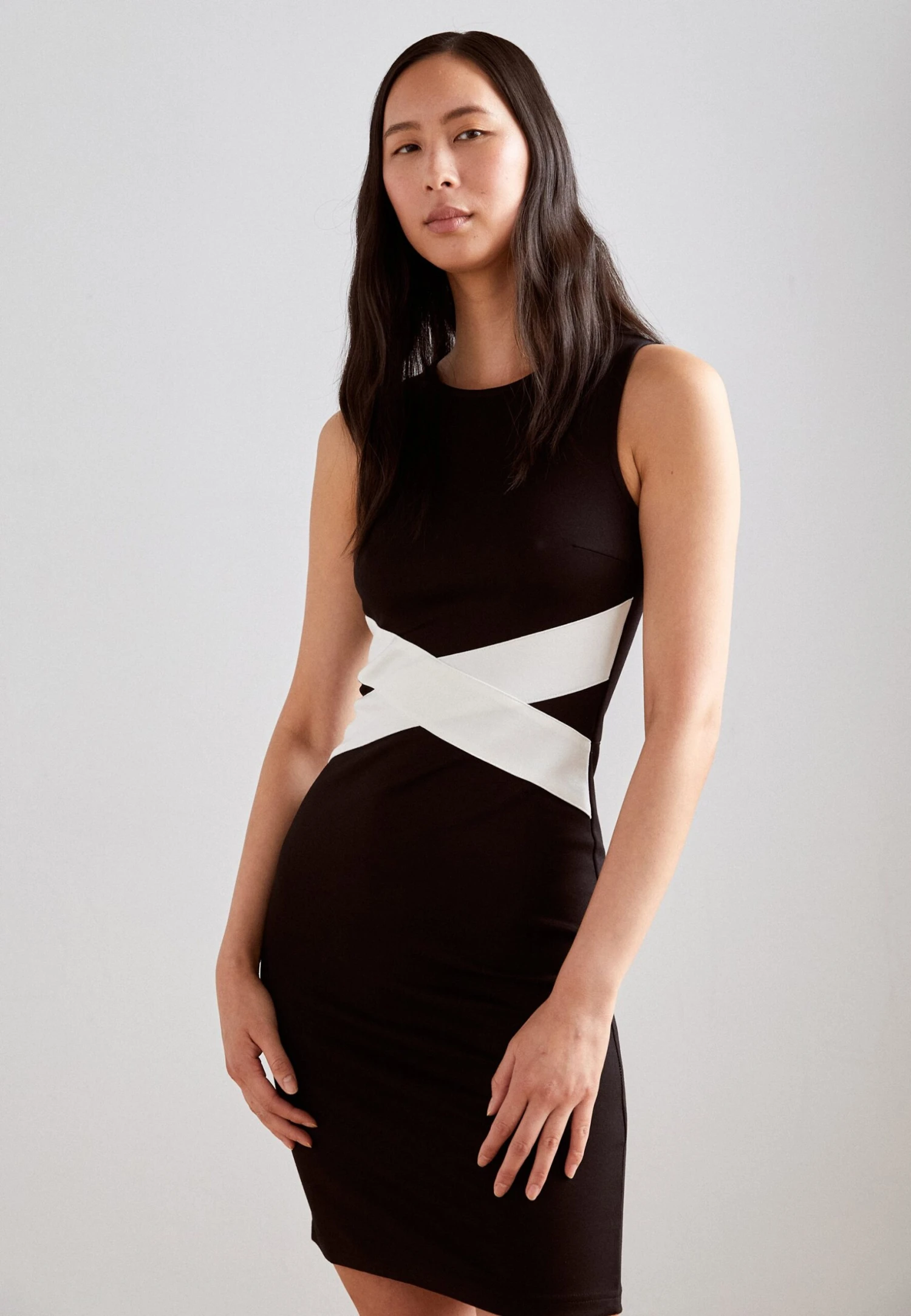 Anna Field TubinoBlack/White Donna Vestiti AN621C1ZU-Q11 3 Anna Field TubinoBlack/White Donna Vestiti AN621C1ZU-Q11